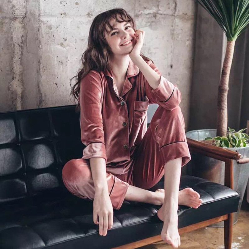 HEXIBELLA (14) HEXI Velvet Pyjamas