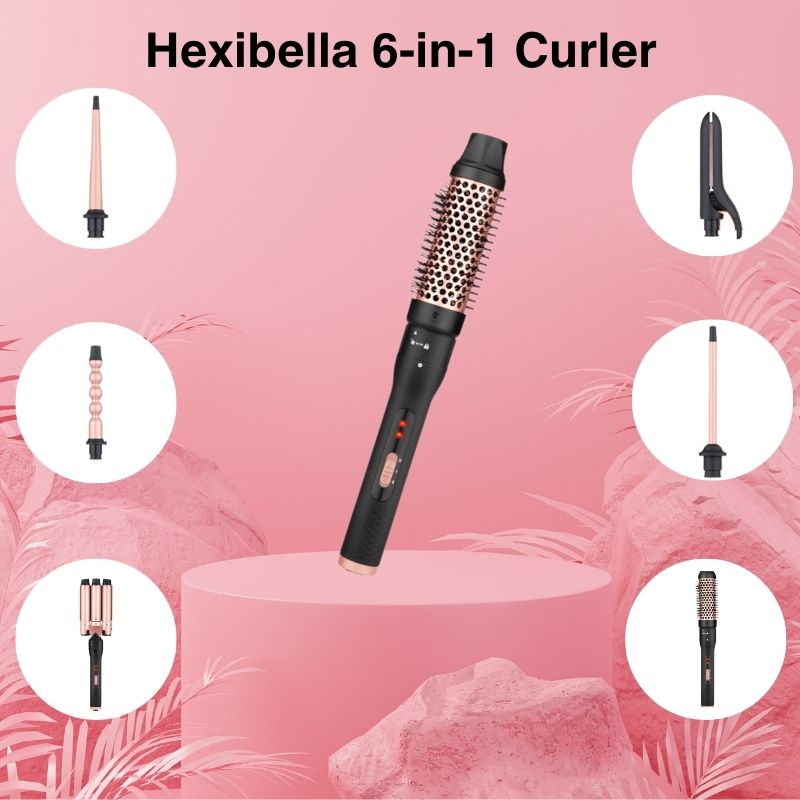 Hexibella 6-in-1 Curler