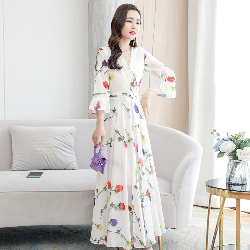 1622438405558.jpg Lexie | Women's Chiffon Floral Dress