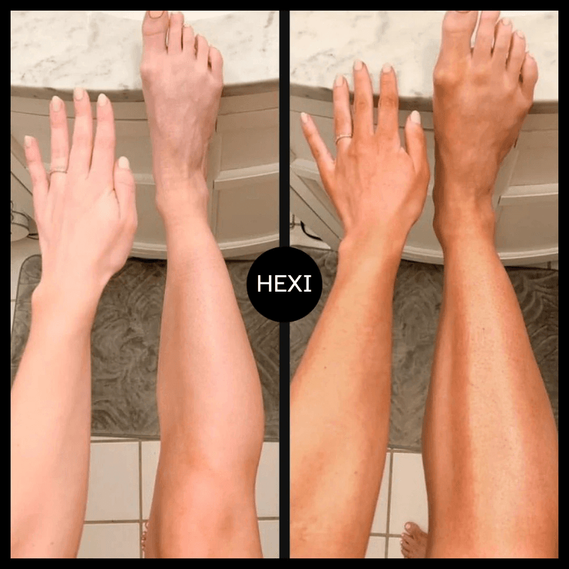 Hexi-beforeandafter (2) FREE Hexi Tanning Drops