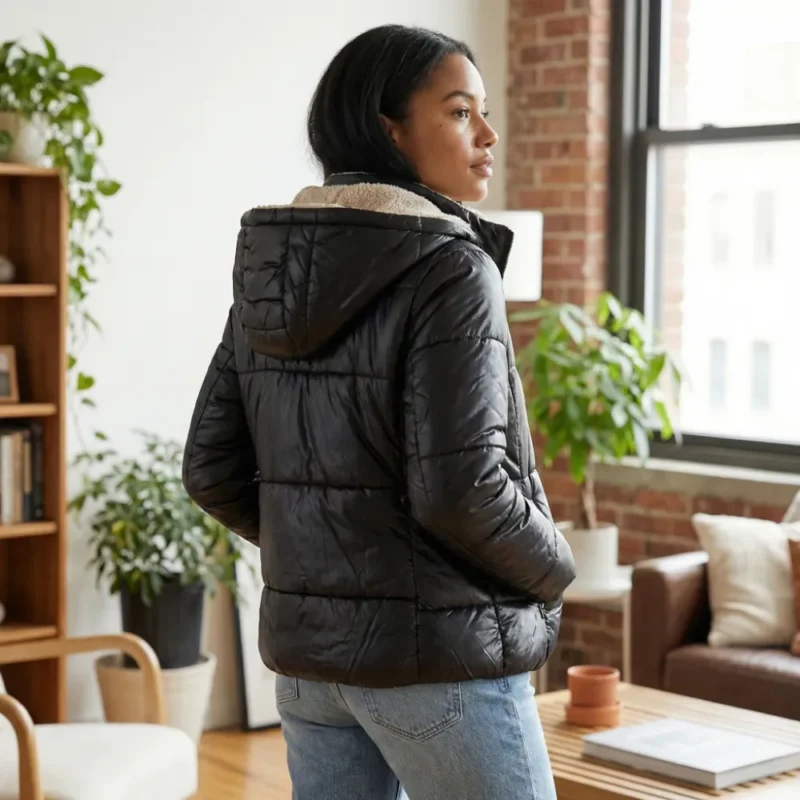 Carmen | Chaqueta corta acolchada de lana