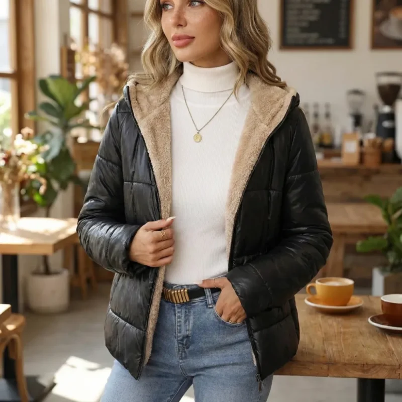Carmen | Chaqueta corta acolchada de lana