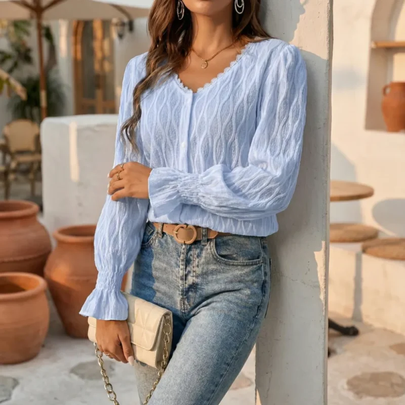 he55ibella Veronica | Top com decote em V